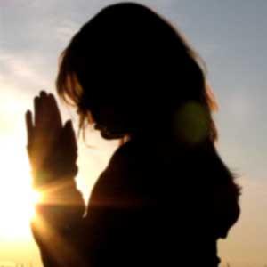 Person praying