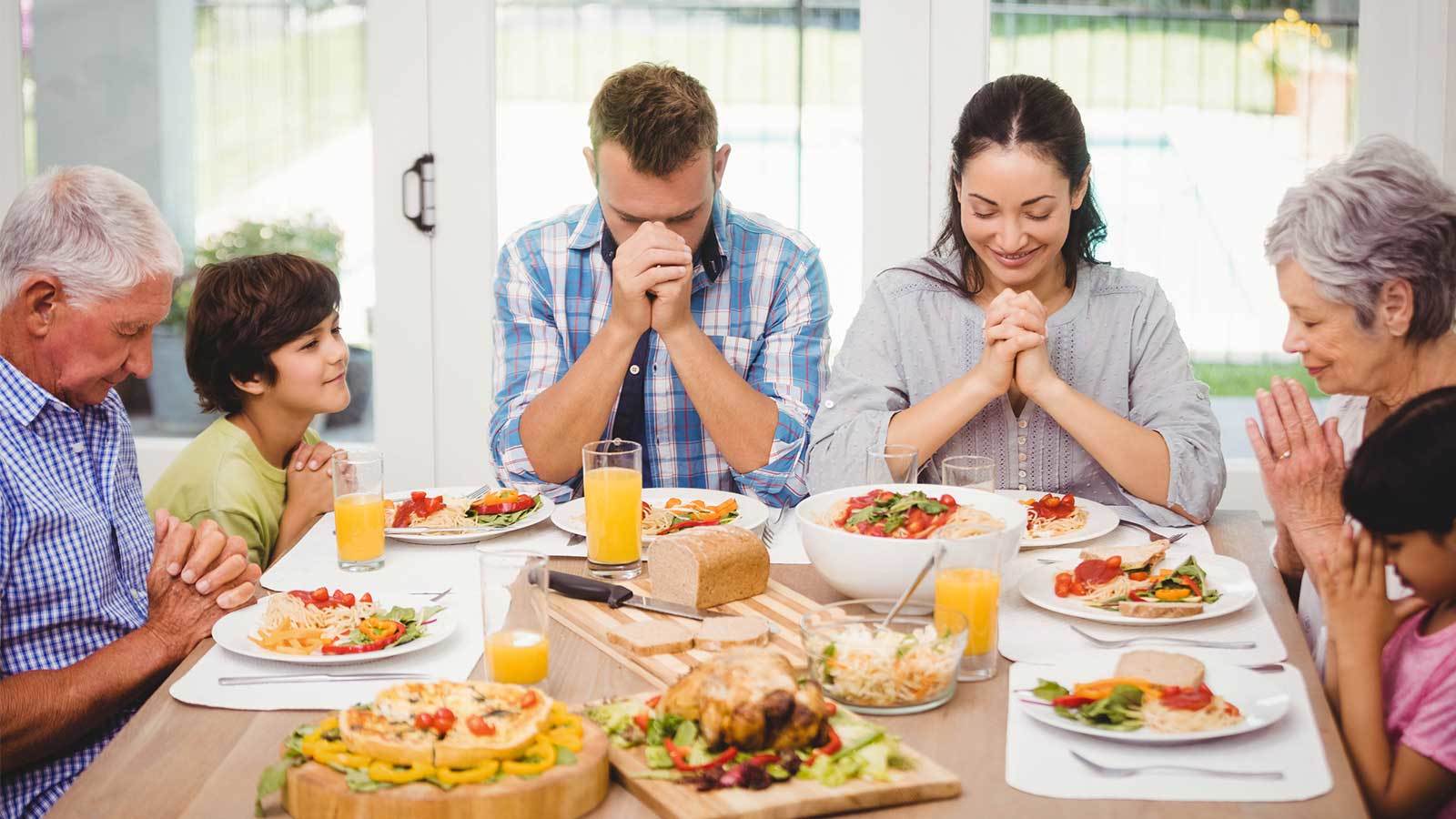 Oración de comida