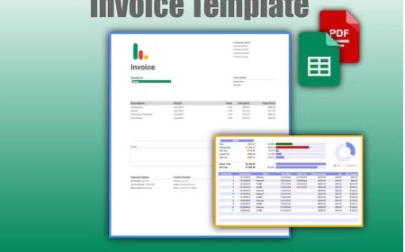 Create an invoice automatically in a few seconds using this Google Sheets template and email it as a PDF with just a few clicks of a button.