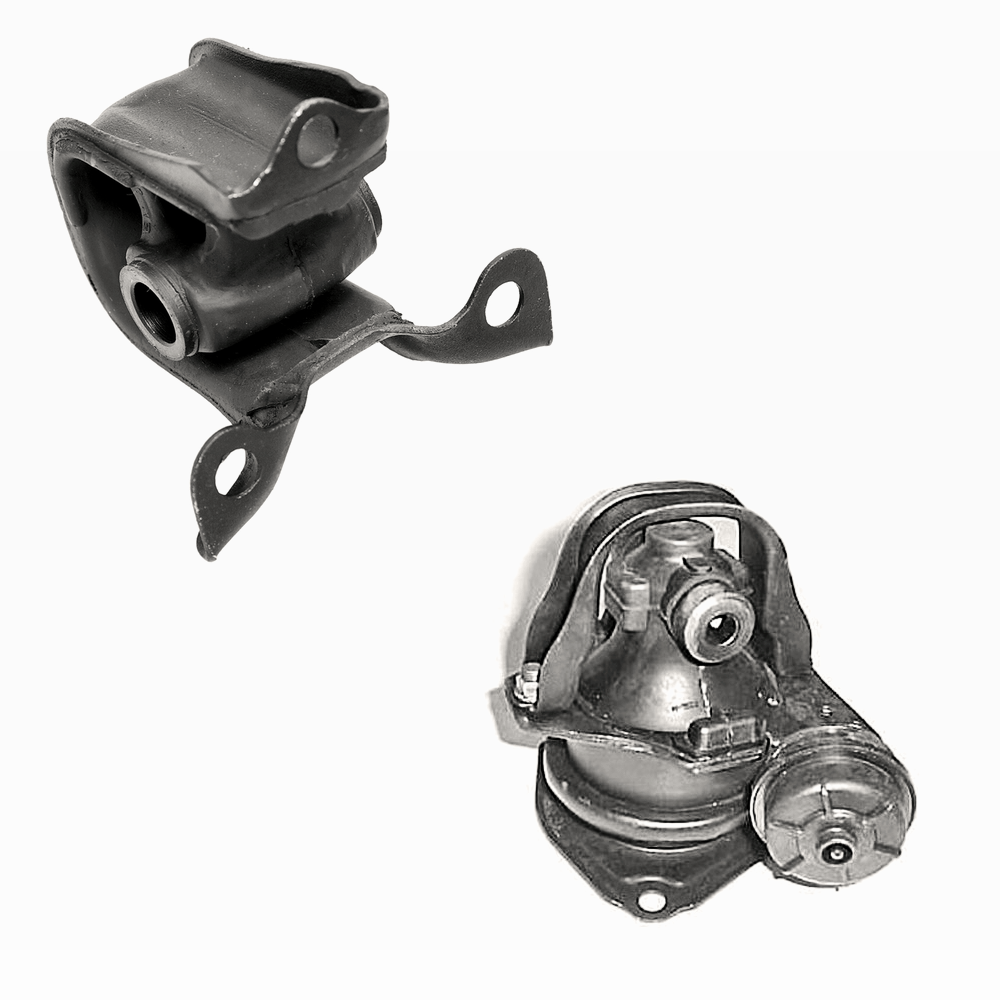 2-Piece Front Rear Engine Mount Set