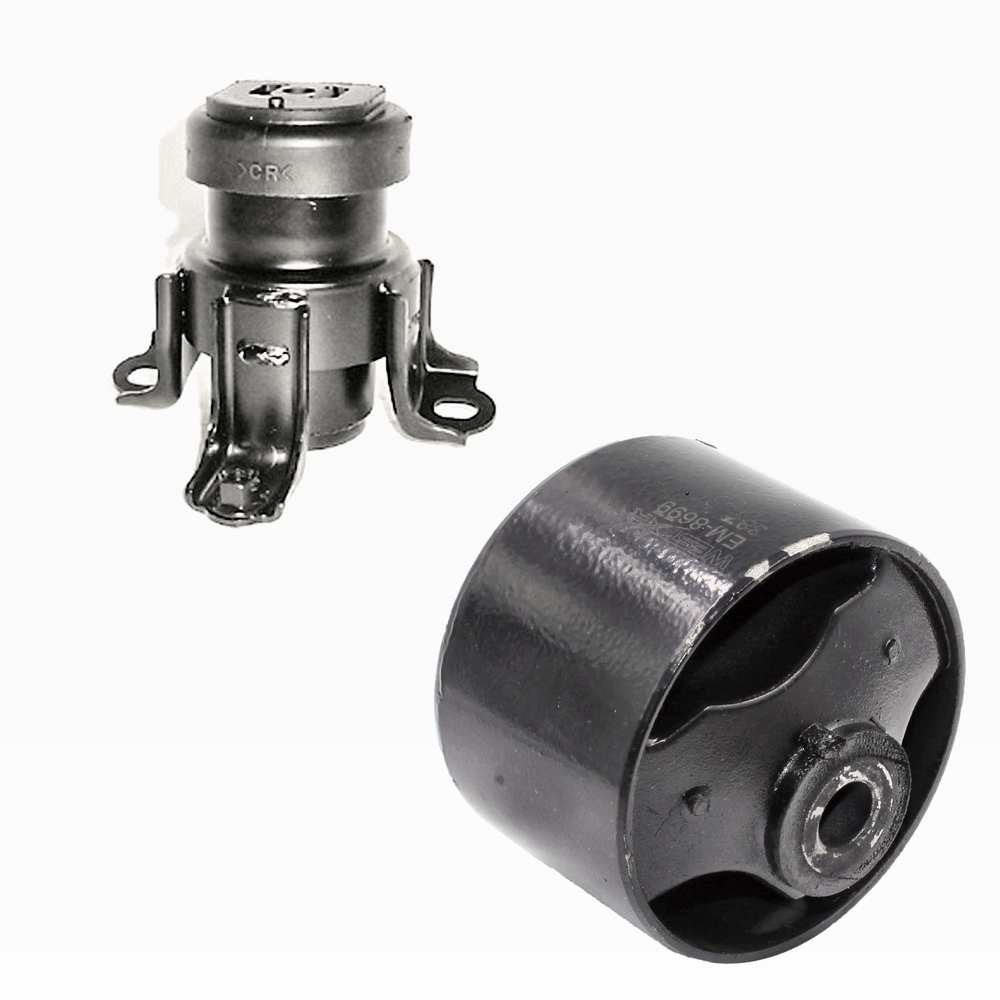 2-Piece Front Rear Engine Mount Set