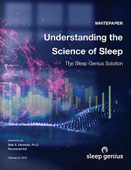 Cover of the white paper, Understanding the science of sleep.