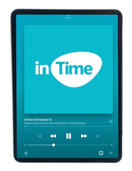 inTime helps listeners establish new rhythms in their brains and body