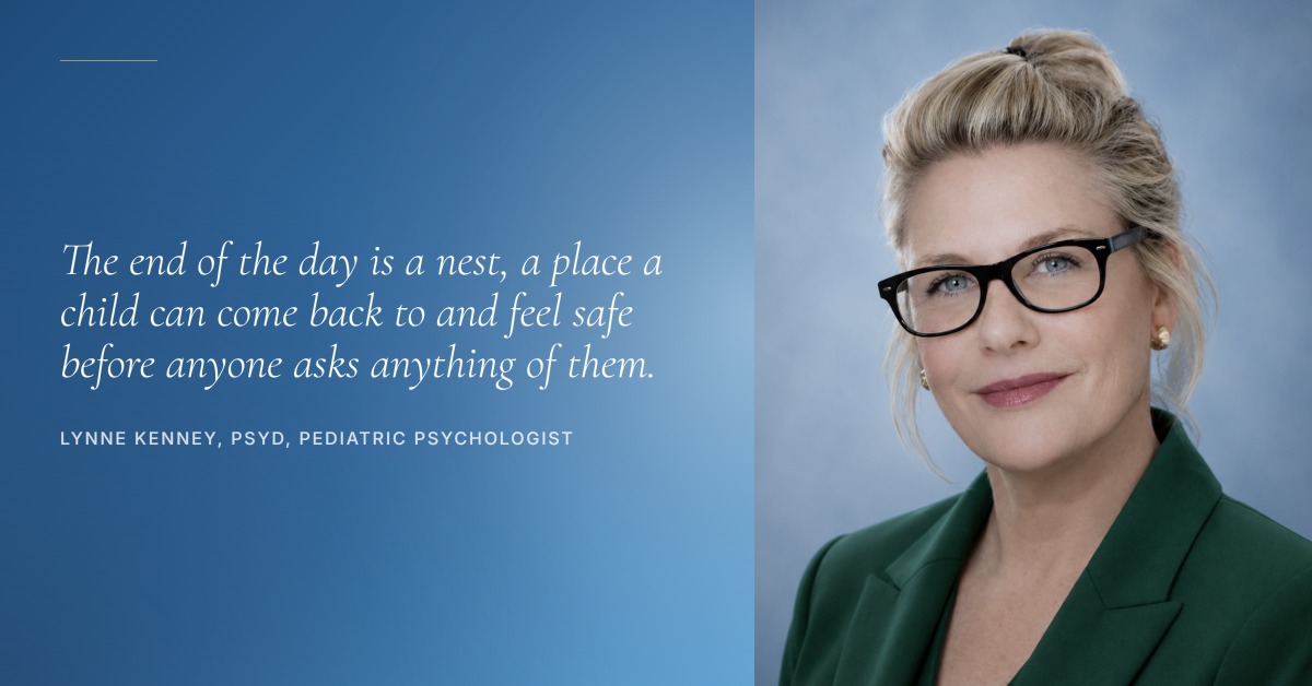 Lynne Kenney, PsyD, pediatric psychologist.