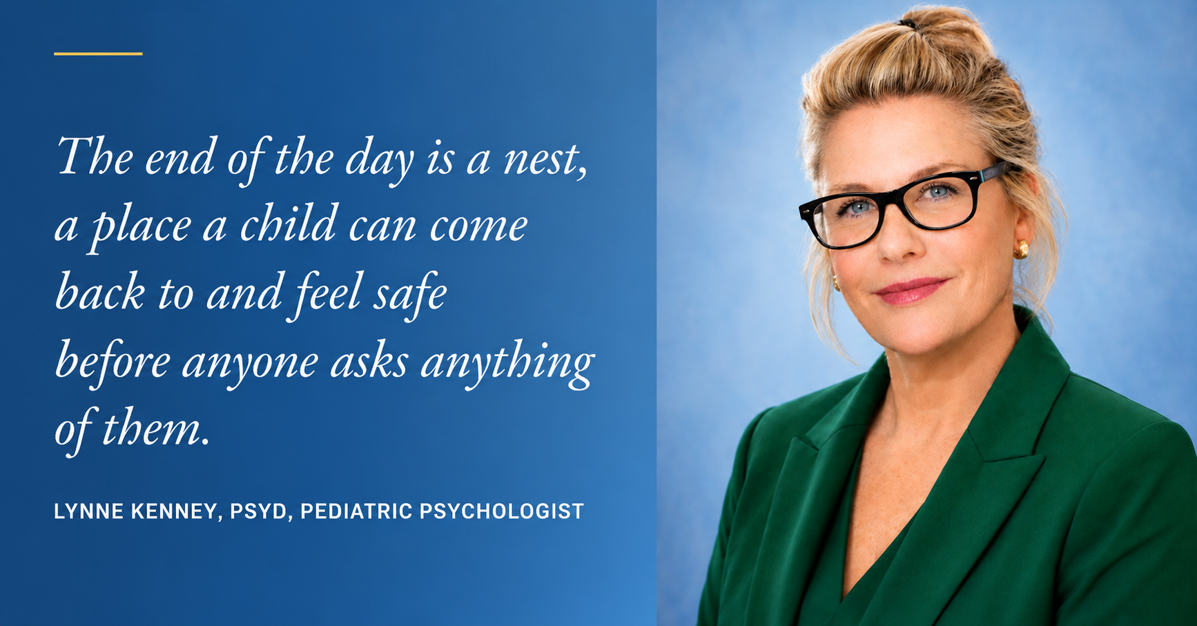 Lynne Kenney, PsyD, pediatric psychologist