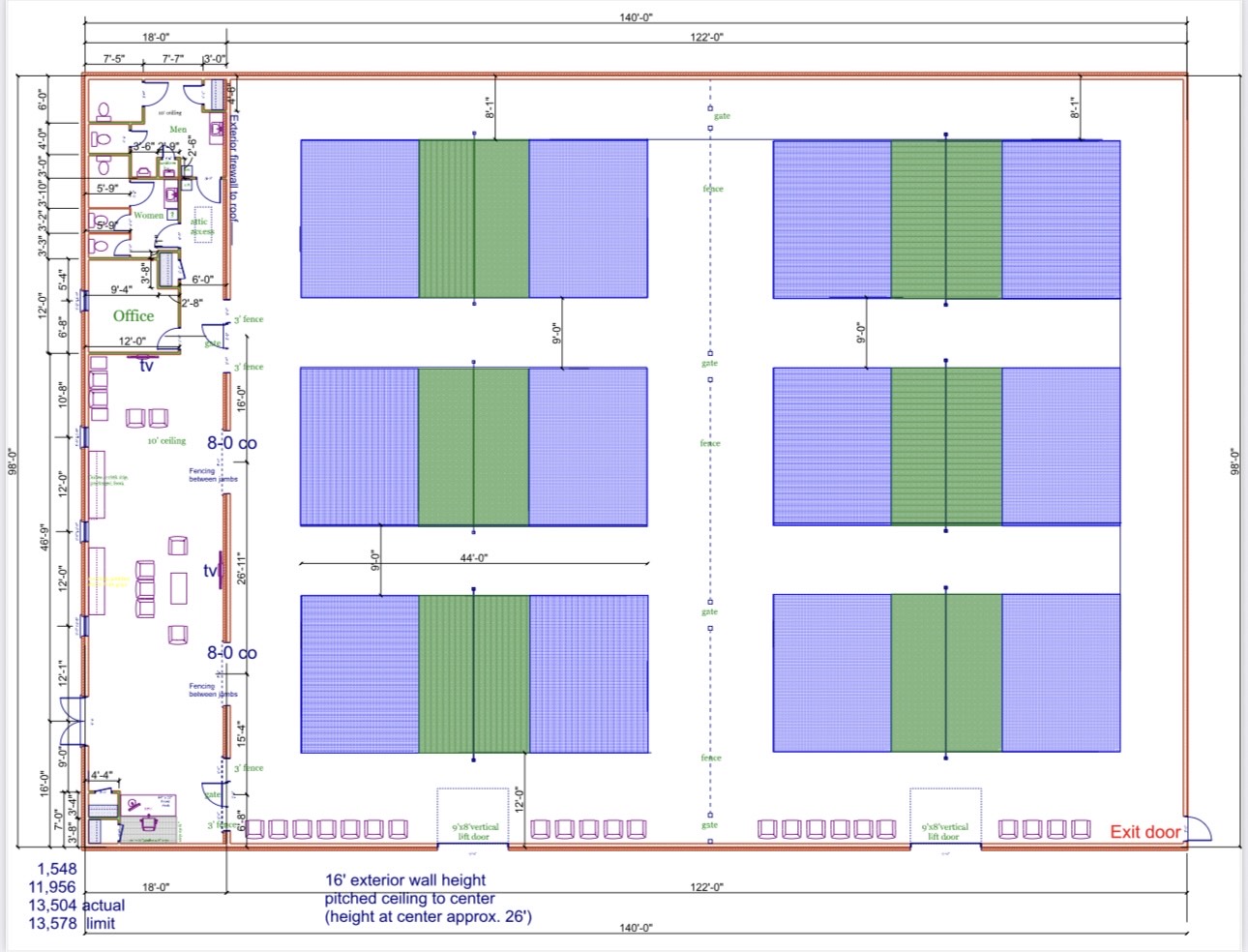 Facility Floor Plan