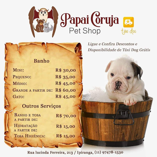 Foto 1 Papai Coruja Pet Shop