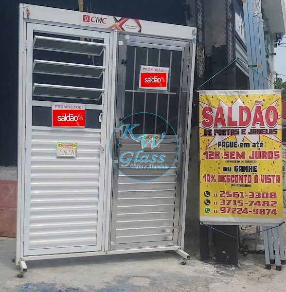 Foto 1 KW Glass - Vidro e Alumínio | Esquadrias de Alumínio Normatizado ou de Alto padrão