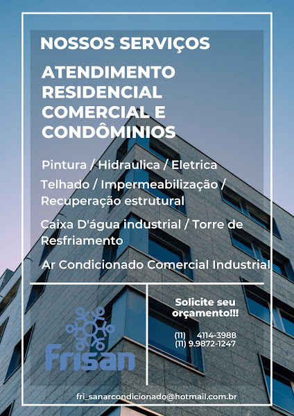 Foto 1 Frisan Ar Climatização e Refrigeração
