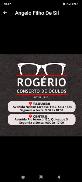Conserto e reformas de oculos