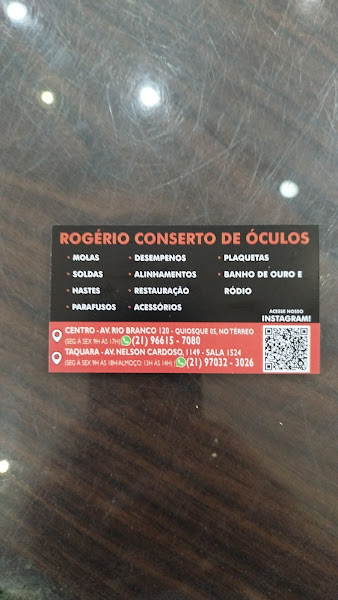Foto 4 Conserto e reformas de oculos