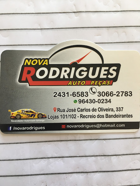 Foto 3 Nova Rodrigues Auto Peças