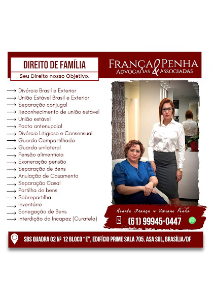 Foto 1 Escritório das Advogadas França&Penha: Direito de Família