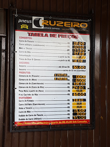 Foto 1 Pneus Cruzeiro Borracharia e mecânica