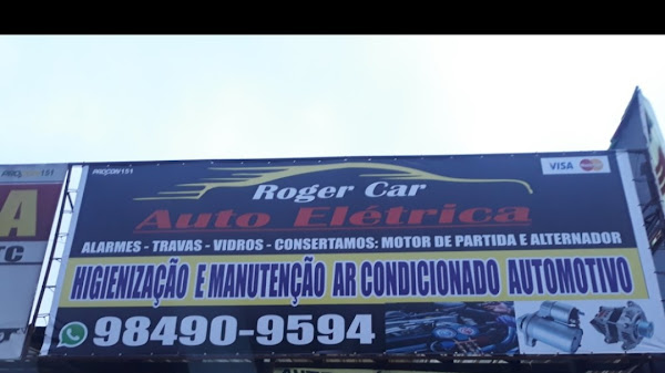 ROGER car. Auto eletrica em geral manuteçao de ar condicionado automotivo.
