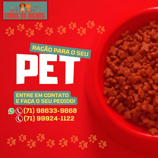 Foto 1 Todos os bichos - Rações e Acessórios