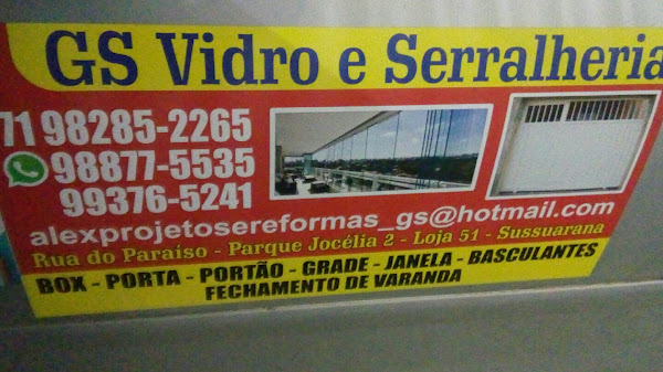 Vidraçaria e Serralheria GS