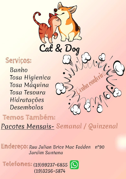 CAT & DOG Banho e Tosa