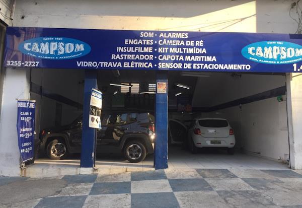Campsom - Insulfilm, Som, Acessórios para Auto Campsom - Insulfilm, Som, Acessórios para Auto