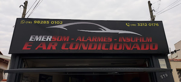 EmerSom Alarmes e Acessórios, ar condicionado automotivo