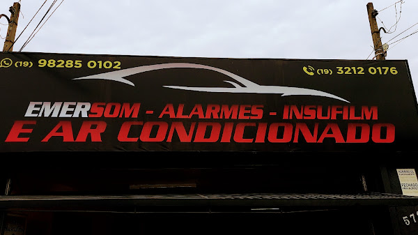 Foto 1 EmerSom Alarmes e Acessórios, ar condicionado automotivo