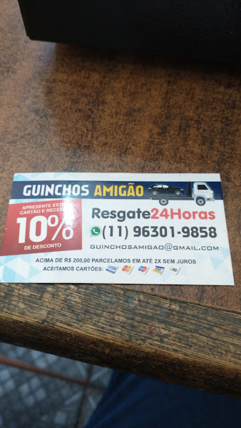 GUINCHO ARICANDUVA - AUTO SOCORRO 24 HORAS