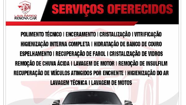 LAVA RÁPIDO Renova Car, Polimentos, Funilaria E Pintura