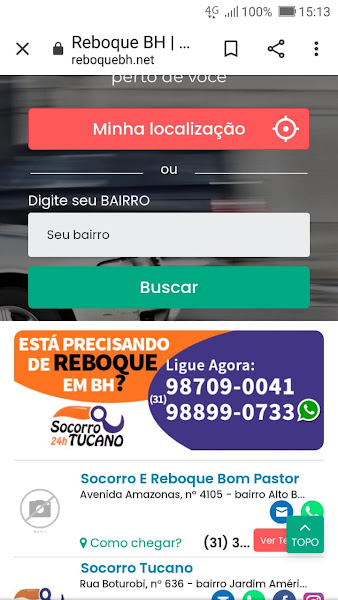 GUINCHO, AUTO SOCORRO NOVA SUÍÇA