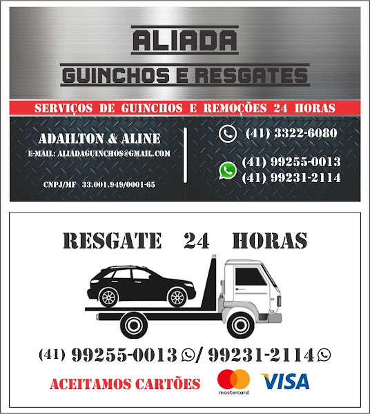 Guincho 24 Horas - Aliada Guinchos Curitiba