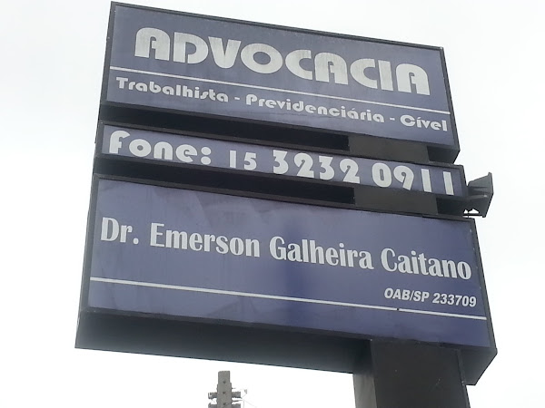 Dr. Emerson Galheira Caitano - Advogado