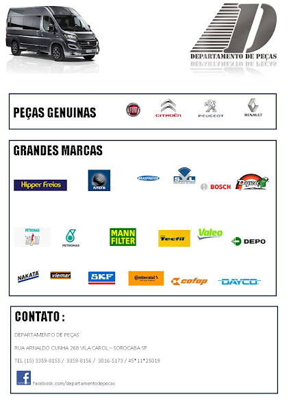 D.P.T.O Departamento de Peças