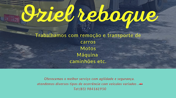 Oziel serviço de reboque 24Horas
