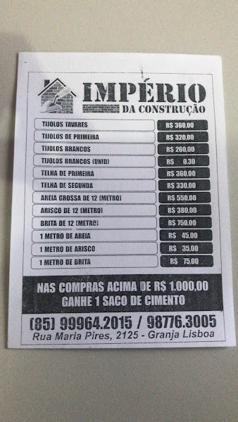 Foto 2 Império da construção-Loja de materiais de construção