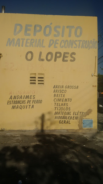 Depósito de Material de Construção O Lopes Depósito de Material de Construção O Lopes