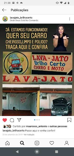 Lava Jato Brilho Certo Lava Jato Brilho Certo