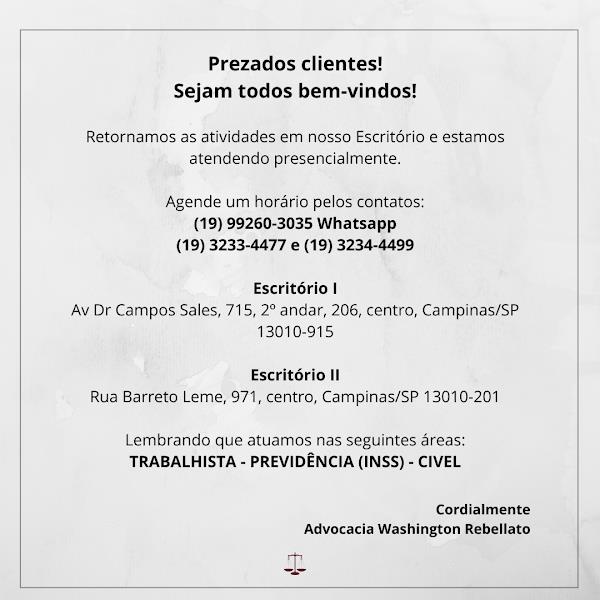 Foto 2 Advocacia Washington Rebellato Foto 2 Advocacia Washington Rebellato