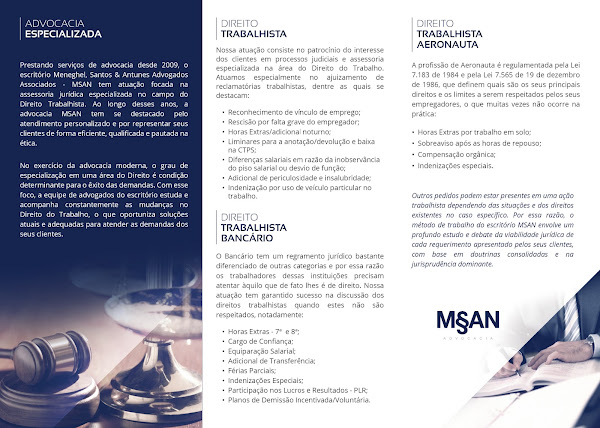 Foto 1 MSAN ADVOCACIA TRABALHISTA