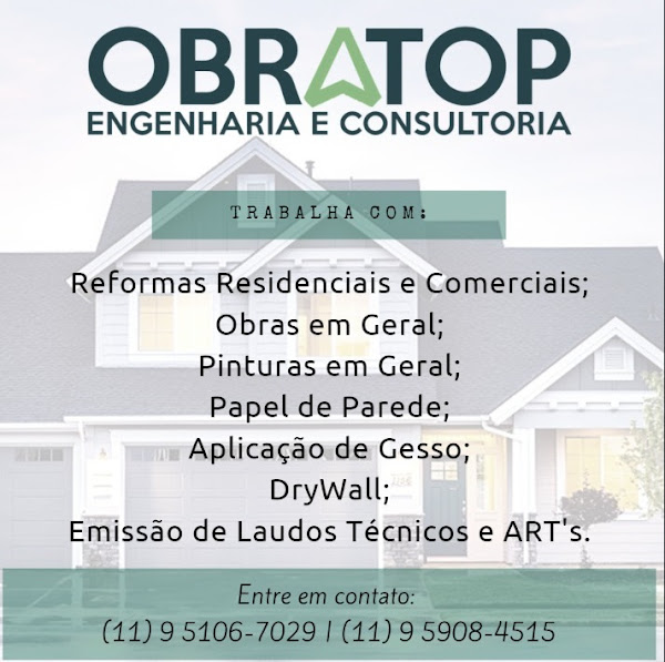 Foto 3 Reformas Residenciais e Comerciais- ObraTop Engenharia e Consultoria