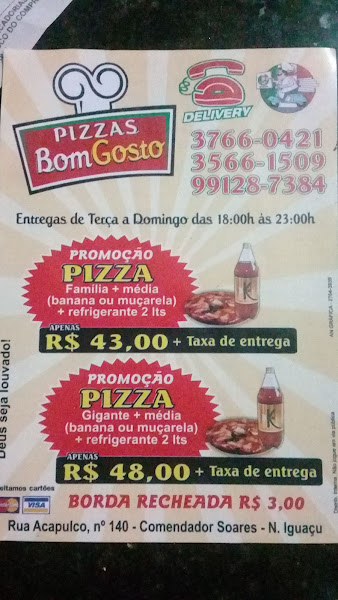 Foto 2 Lanches e Pizzas Bom Gosto