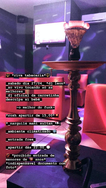 Riva Tabacaria Lounge hookah