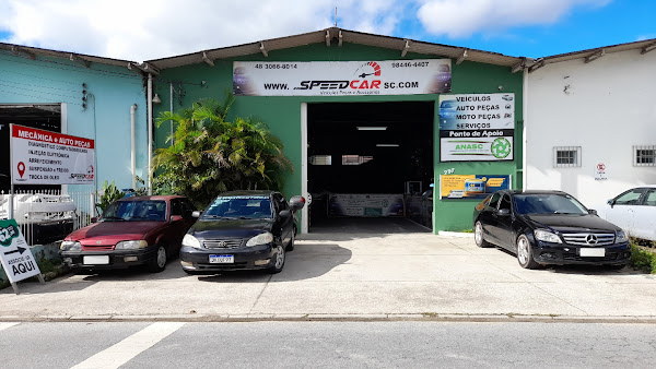 Speed Car, Auto Peças, Oficina Mecânica, Auto Elétrica, Geometria, Balanceamento, Borracharia e Veículos.