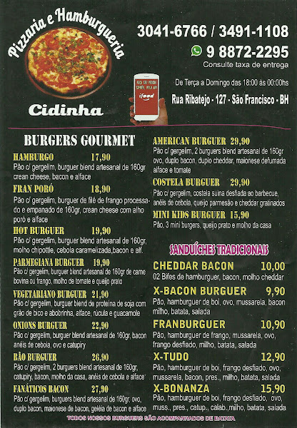 Foto 1 Pizzaria e Hamburgueria Cidinha
