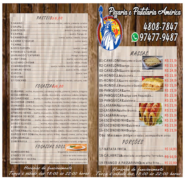 Foto 2 Pizzaria e Pastelaria America