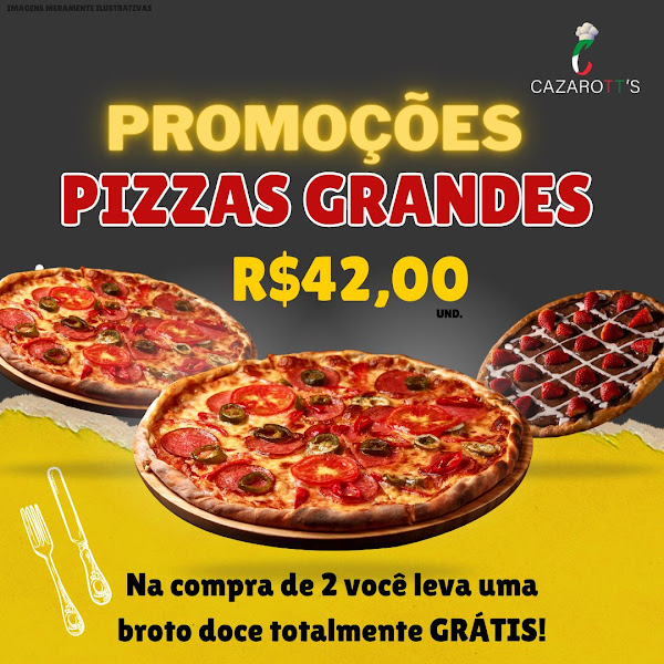 Foto 1 Pizzaria Cazarotts
