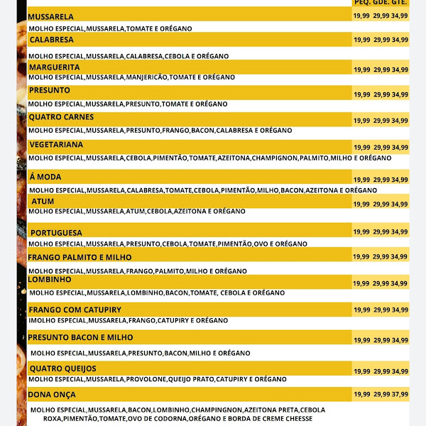 Foto 2 Pizzaria Dona Onça Foto 2 Pizzaria Dona Onça