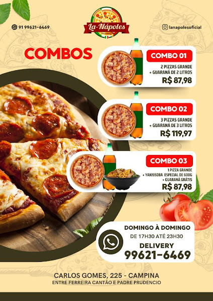 Foto 1 La Nápoles Pizzas e Yakisoba