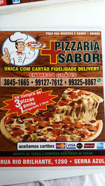 Foto 1 Pizzaria Mais Sabor