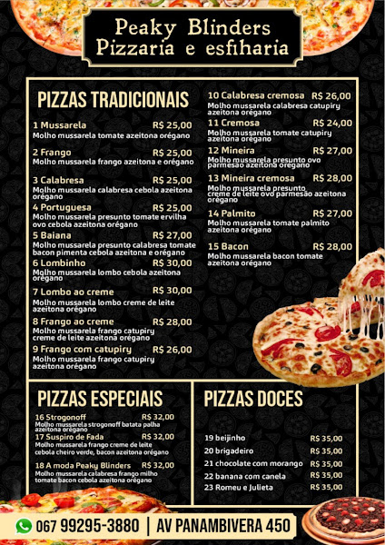 Foto 4 PEAKY BLINDERS PIZZARIA E ESFIHARIA Foto 4 PEAKY BLINDERS PIZZARIA E ESFIHARIA