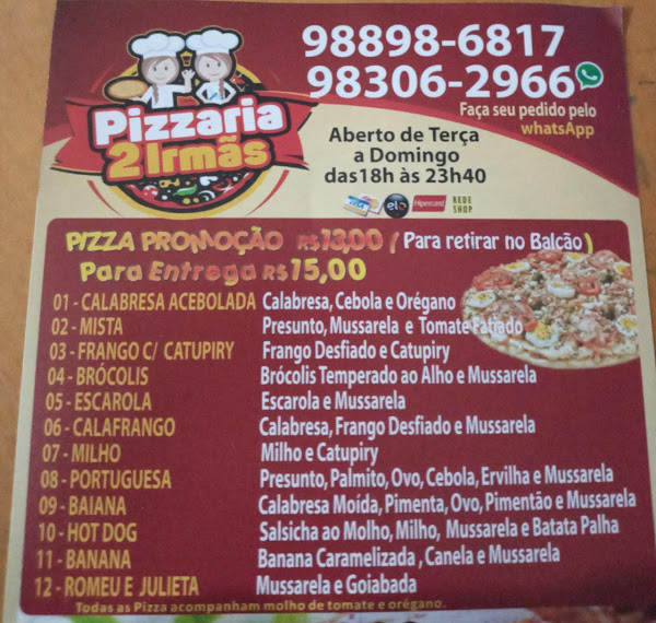 Foto 1 Pizzaria e Lanchonete 3 Irmãos