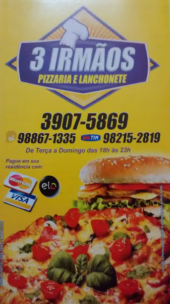 Foto 2 Pizzaria e Lanchonete 3 Irmãos Foto 2 Pizzaria e Lanchonete 3 Irmãos